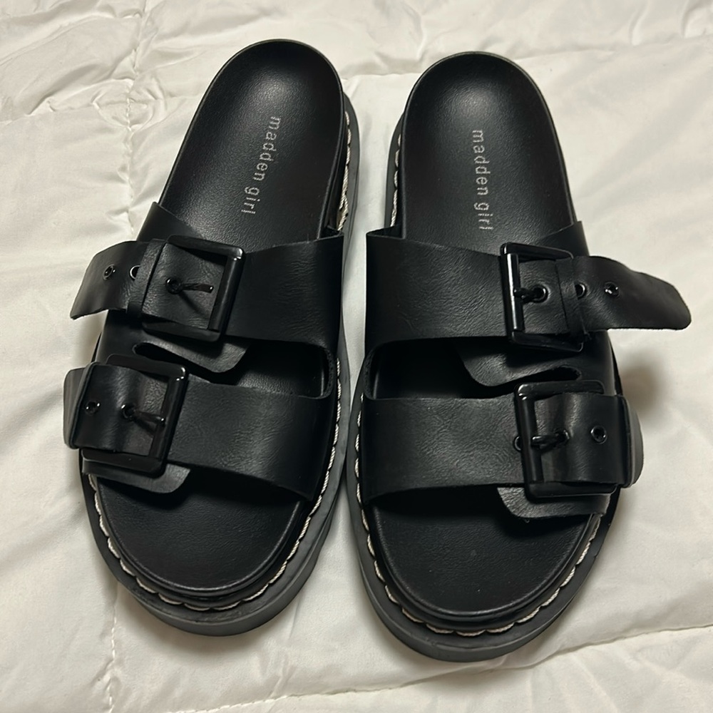 Platform Madden Girl sandal size 8